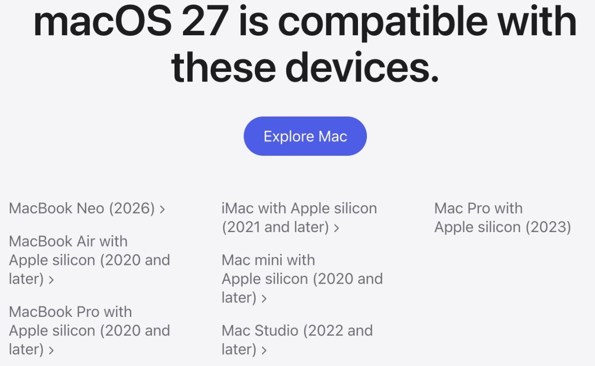 güncelleme alacak apple cihazları