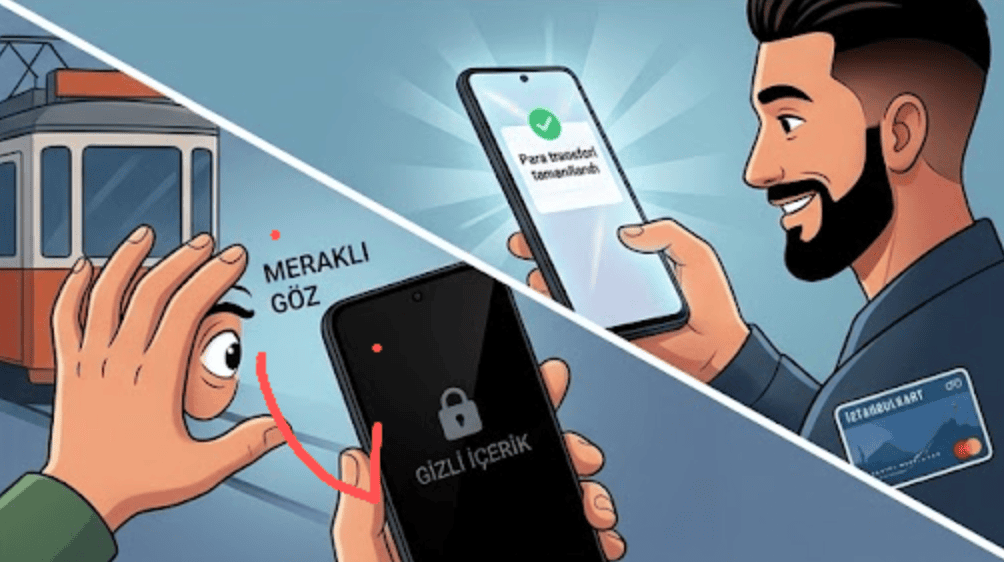 xiaomi gizlilik ekranı
